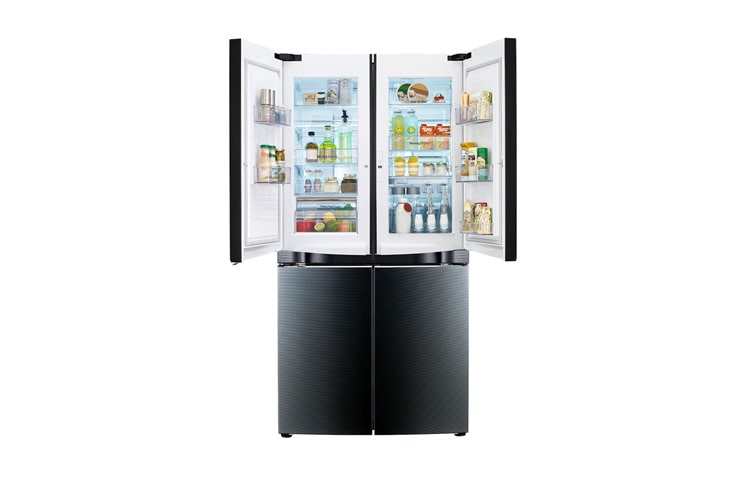 LG XXXL 6Door French Door Refrigerator with Dual Door-In-Door, GR-D34FBGHL, thumbnail 4